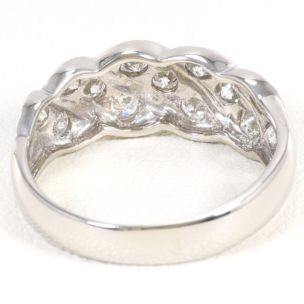 VINTAGE Silver Diamond Ring - Picture 4 of 8